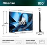 Hisense 100" ULED MiniLED TV 100U7SE, 4K Ultra HD, VIDAA Smart, Hi-View AI Engine Pro, 165Hz Game Mode