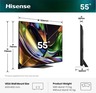 Hisense 55" RGB MiniLED TV 55UR8S, 4K Ultra HD, VIDAA Smart, Hi-View AI Engine, 180Hz Game Mode
