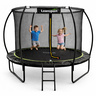 Trampolin LINE 305 cm - crni - zeleni