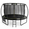 Trampolin LINE 427 cm - crni - zeleni