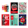Set bilježnica Coca Cola, A4 linije, meki uvez, 10 KOM