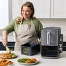 Ninja friteza SL400EU Foodie Double Stack 6u1, srebrna