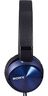 Sony MDR-ZX310, žičane naglavne slušalice, plave (MDRZX310L.AE)