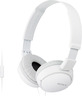 Sony MDR-ZX110AP, žičane naglavne slušalice, bijele (MDRZX110APW.CE7)