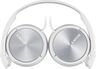Sony MDR-ZX310, žičane naglavne slušalice, bijele (MDRZX310W.AE)