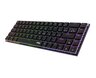 MS ELITE K-702C, mehanička, Red switch, US ANSI, gaming tipkovnica, veličina 65%, RGB, žičana, crna, MSP10041