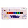 Plastelin, Starpak, Unicorn, 12 kom