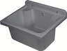 Eurociere vanjski umivaonik Pilozzo Mini & Smart, 42.5x34x20 cm, sivi