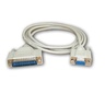 MicroPOS kabel serijski 9F-25M, 1,8 m, null modem