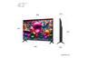 LG 43" UHD AI TV 43UA75006LA, 4K UHD, webOS Smart TV, HDR10