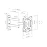 SBOX zidni nosač LCD-423, 23-43", do 30kg, 200x200