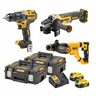DEWALT aku set alata DCK327P2T-QW, 18V, DCG405 + DCH263 + DCD791 2x5Ah + 2xT-STAK