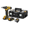 DEWALT aku kliješta za blok zakovice DCF403D2GT-QW, 18V, 2x2.0Ah, 4.8mm, 10KN