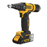 DEWALT aku kliješta za blok zakovice DCF403D2GT-QW, 18V, 2x2.0Ah, 4.8mm, 10KN