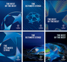 Set bilježnica UEFA Champions League, A4 linije, 52 listova, meki uvez, 10 KOM