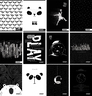 Set bilježnica Street Black&White, A4 geometrija, 52 listova, meki uvez, 10 KOM