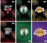 Set bilježnica NBA, A4 linije, 52 listova, meki uvez, 10 KOM
