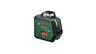 BOSCH aku laserski nivelir set PLL360-15G, li-ion, 500 - 540 nm, 15/30 m + stativ TT120