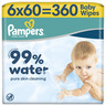 Pampers Aqua vlažne maramice, 6 pakiranja, 360 kom