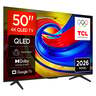 TCL 50" QLED TV 50P7L, Premium 4K, Google TV, Dolby Vision & Atmos, HDR10+