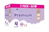 Violeta pelene Air Dry Premium Cotton Maxi Pack Box - Maxi 4 Jumbo (8-14 kg), 88 kom