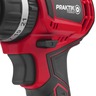PRAKTIK TOOLS aku udarna bušilica-odvijač PTQ146, 18V FLEXPOWER, 400 - 1400 o/min, 45 Nm, 1x2.0Ah, brushless