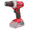 PRAKTIK TOOLS aku bušilica-odvijač PTQ119, 18V FLEXPOWER, 350 - 1250 o/min, 30 Nm, LED + 3 glave, SOLO