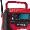 PRAKTIK TOOLS aku radio PTQ142, 18V FLEXPOWER, 8 W, FM, SOLO