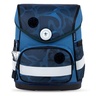 Školska torba, ergonomska, Belmil Compact with Patches Wave Storm