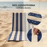 Ležaljka za plažu s naslonom Stripes