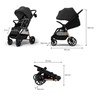 Kinderkraft sportska kolica Grande 2, Black