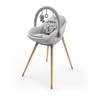 Kinderkraft hranilica Fini UP 3u1, Grey