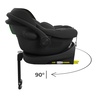 Kinderkraft autosjedalica I-LITE i- Size + ENDURA SAFE FX baza 0-13 kg (40-87 cm), Black