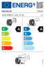 Michelin 235/45R21 Primacy 5 energy xl 101H,Pot: A,Pri: A,Buka: 69dB