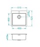 Alveus sudoper PURE 30 QC