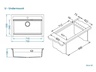 Alveus sudoper ATROX 40 Clay - A50