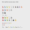 Marioinex Mini Waffle konstruktor 500 kom