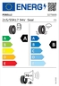 Pirelli 215/55R17 CINTURATO P7 (P7C2) 94V   Seal, Pot.: A, Pri.: B, Buka: 70 dB