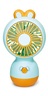 Mini ventilator "S ušima", plavo narančasti