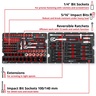 Einhell set alata u E-Case S-F kovčegu, 121-dijelni