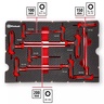 Einhell umetak za E-Case, set T-odvijača, 9/1