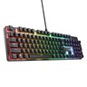 TRUST GXT 871 Zora, mehanička tipkovnica, gaming, crna