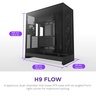 Kućište NZXT H9 Flow 2025, crno