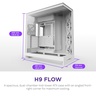 Kućište NZXT H9 Flow 2025, bijelo