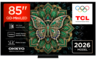 TCL 85" QD-Mini LED TV 85C6K PRO, Premium 4K, Google TV, 144Hz, ONKYO 2.1 audio