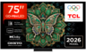 TCL 75" QD-Mini LED TV 75C6K PRO, Premium 4K, Google TV, 144Hz, ONKYO 2.1 audio