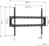 Vogel's UP9003, zidni nosač za ekrane od 55"-120", fiksni, 120 kg nosivost