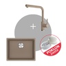 Franke Set Maris MRG 110-52 sudoper + LINA L DOCCIA slavina, Kašmir