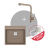 Franke Set Maris MRG 610-52 TL sudoper + LINA L DOCCIA slavina, Kašmir