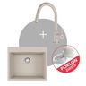Franke Set Maris MRG 610-54 FTL sudoper + LINA J DOCCIA slavina, Sahara